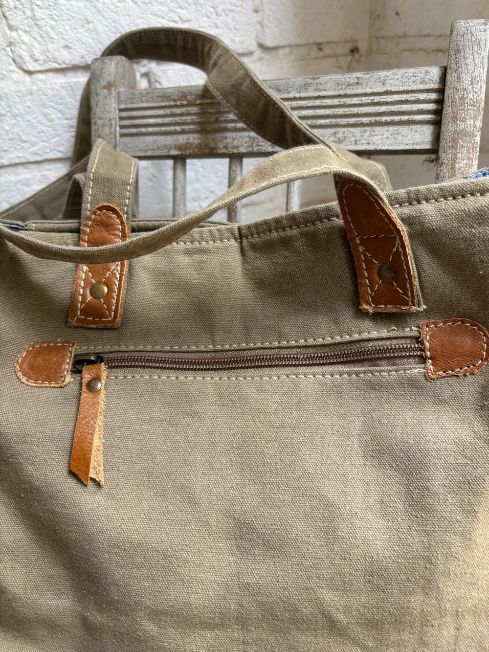 Handmade upcycled military